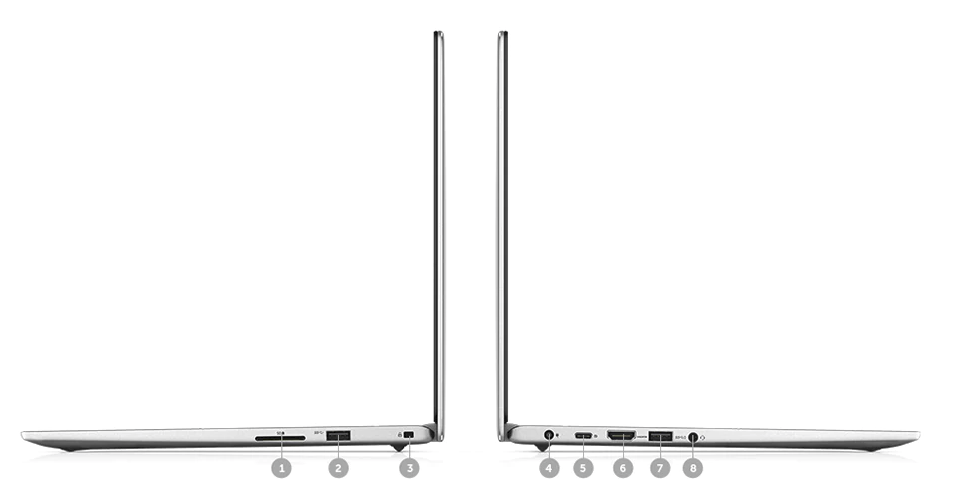 Dell Inspiron 13-7370 Ports