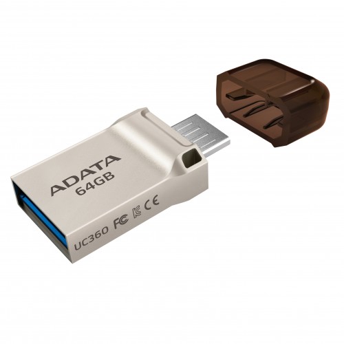 Adata UC360 OTG USB 3.1 Golden 64 GB Pen Drive