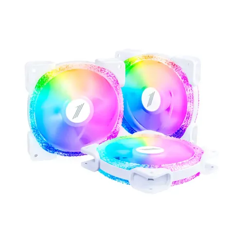 1STPLAYER M1-D ARGB 3 in 1 Combo Casing Fan White Price in Bangladesh
