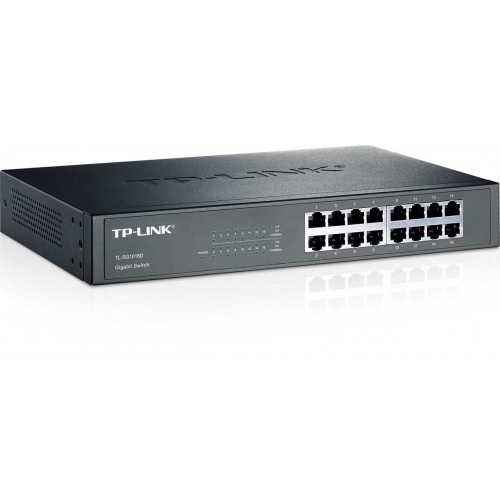 TP Link TL SG1016D 16 Port Gigabit Desktop/Rackmount Switch