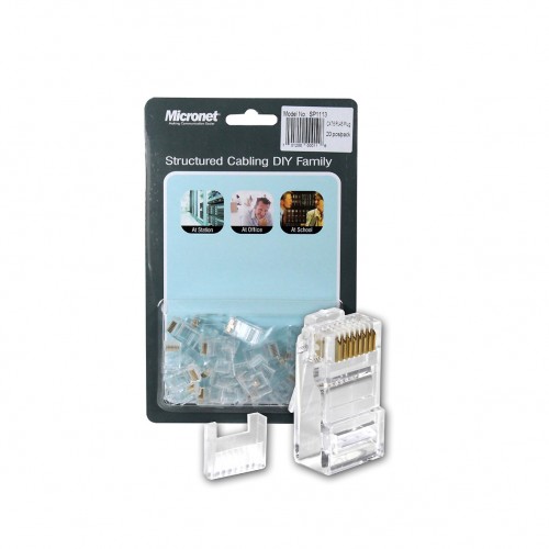 Ideal 25 Pack Cat6 Rj45 Modular Plug In The Voice Data Connectors Department At Lowes Com