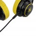 Micropack MHP-500 Stereo Headset With Detachable 4 Pin-Black & Yellow