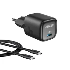 Anker Zolo 30W IQ & PD 3.0 Type-C Charger Adapter with Type-C Cable
