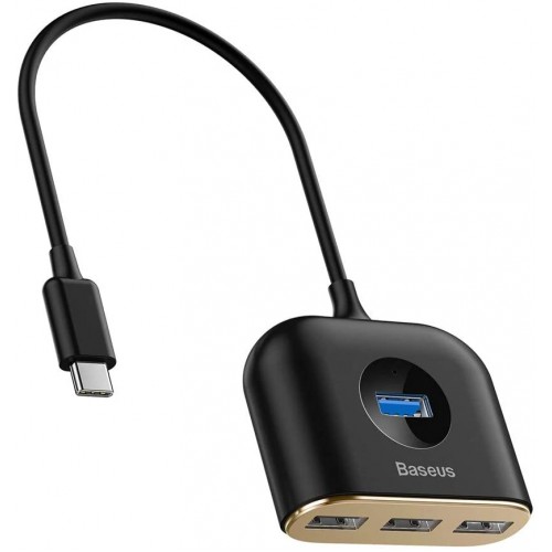 Baseus Square Round 4 in 1 Type C USB Hub Adapter