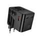 Hoco AC31 25W 3 Port Universal Travel Adapter