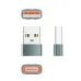 The LDNIO LC150 OTG adapter is shown from multiple perspectives, highlighting its USB-A and orange-accented USB-C ports.