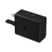 Angled perspective of Samsung 60W PD Super Fast Charger Adapter 3 Pin displaying compact body with integrated three-pin plug and port