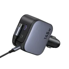 UGREEN EC604 145W Car Charger with Retractable Cable #55910B