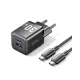 Vention FEQB0-US 2-port 30W GaN Fast Charger Adapter with 1M Type C Cable