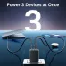 Vention FERB0-EU 3-port 65W GaN Fast Charger Adapter