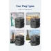 Vention FJEB0 20W 3-Port Universal Travel Adapter