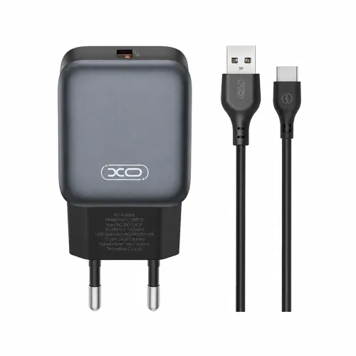 XO L152 EU 18W Fast Charger Adapter with Type-C Cable