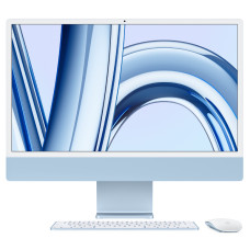 Apple iMac M3 Chip 16GB RAM 24" 4.5K Retina Display Blue All-in-One PC (Late 2023)