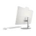 Rear view of HP All-in-One 24-cr0248d Core i5 PC with white back panel, visible ports, and silver stand design.