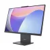 Front view of Lenovo IdeaCentre AIO 27IRH9 All-in-One PC with thin-bezel display, ribbed stand, and colorful wallpaper.
