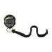 Casio HS-70W-1DF Digital Stopwatch angled view black strap attached digital screen with time readouts