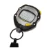 Casio HS-70W-1DF Digital Stopwatch front view black body yellow buttons lap memory display