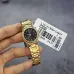 Handheld view of Casio LTP-1130N-1ARDF Watch with black dial and product tag attached for identification.
