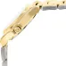 Side profile of Casio LTP-1170N-9ARDF Watch showing polished gold case with crown and two-tone silver-gold band links.
