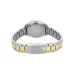 Rear view of the Casio LTP-1302SG-7AVDF Watch showing the stainless steel case back and two-tone bracelet clasp.