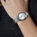 The Casio LTP-1302SG-7AVDF Watch worn on the wrist, showcasing its elegant two-tone stainless steel design.