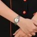Distant wrist viewpoint of the Casio LTP-V005D-7B2UDF Watch with a black sleeve.