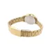 Casio LTP-V005G-1BUDF Ladies Chain Analog Watch back view gold link bracelet silver case back with clasp detail
