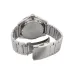 Casio MDV-107D-1A2VDF Enticer Chain Watch back view stainless steel bracelet silver case back engraved clasp