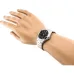 Casio MTP-1183A-1ADF Enticer Chain Analog Watch mannequin wrist view silver band black dial date window display