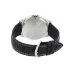 Back view of Casio MTP-1303L-7BVDF Watch with engraved stainless steel case and stitched leather strap.
