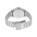 Casio MTP-1370D-1A2VDF Enticer Chain Analog Watch back view stainless steel bracelet silver case engraved clasp