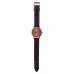 Casio MTP-B125RL-5AVDF Leather Analog Watch full front view