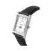 Front view of Casio MTP-M105L-7AVDF Watch with silver case, white dial, and moon phase indicator at bottom.