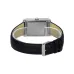 Back view of Casio MTP-M105L-7AVDF Watch with engraved case details and crocodile-pattern leather strap.