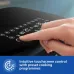 Close-up view of Philips NA352/00 9 Liter Air Fryer touch control panel with one-touch cooking presets.