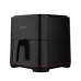 Front view of Sharp KF-AF70M-BK 7L Air Fryer showing modern rectangular design with handle and SHARP branding.