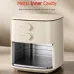 Front angled view of Xiaomi Mijia Air Fryer N1 5L highlighting durable metal inner cavity with dual control knobs.