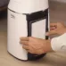 Maintenance view of beko EBA-6000-W Air Purifier showing hands inserting rectangular filter into rear compartment.