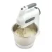 Kenwood HM680 Chefette Hand Mixer whisking chocolate batter in stainless bowl
