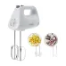 Kenwood HandMix Lite HMP30.A0WH 450W Hand Mixer with beaters beside bowls of cream and cake