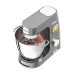 Kenwood KWL90.004SI Kitchen Machine whisking chocolate batter in stainless bowl