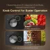 Close-up view of Oraimo OmniBlend OBL-581A Blender speed control knob and pulse settings.