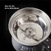 Close-up of Panasonic MX-AE465 Mixer Grinder jar showing new SS 304 extra wide stainless steel blade assembly.