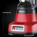 Base view of Panasonic MX-AE465 Mixer Grinder in red with anti-skid feet for stability during operation.