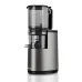 Front view of the Saachi NL‑JU‑4075 Slow Juicer showing the tall feeding chute and stainless steel body on a white background.