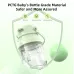 Close view of portable blender cup showing transparent food grade material and safe durable build
