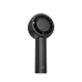 Front view of Aecooly PB01 A Halo 01 Handheld Portable Fan in black showing slim handle with circular bladeless fan head design