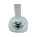 Back view of WARMAC 107-16” Charger Fan showing white body, circular grille, and orange blades with motor housing.