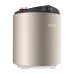 Front view of Haier 30 Litre Vertical Water Heater Geyser with beige cylindrical body and top-mounted control dial.