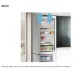 Indoor view of the BOSCH KGN36NL30M Series 2 329L Refrigerator partially open, displaying cooling airflow icons above the shelves.